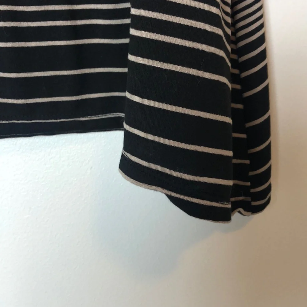 Area code 407 l NWOT Black Stripe Dress